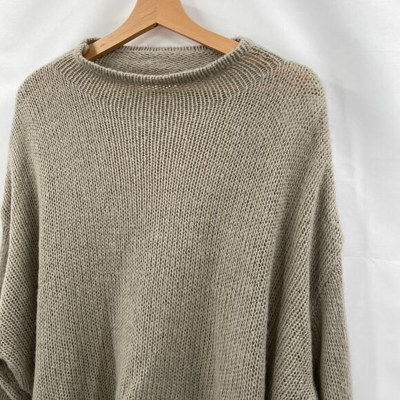 dissh lauren gray sheer knit sweater - Picture 6 of 9